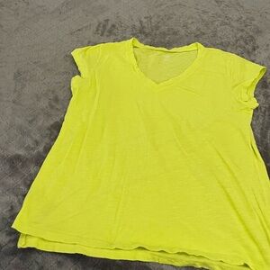 a.n.a Yellow Relaxed Short Sleeve Tee